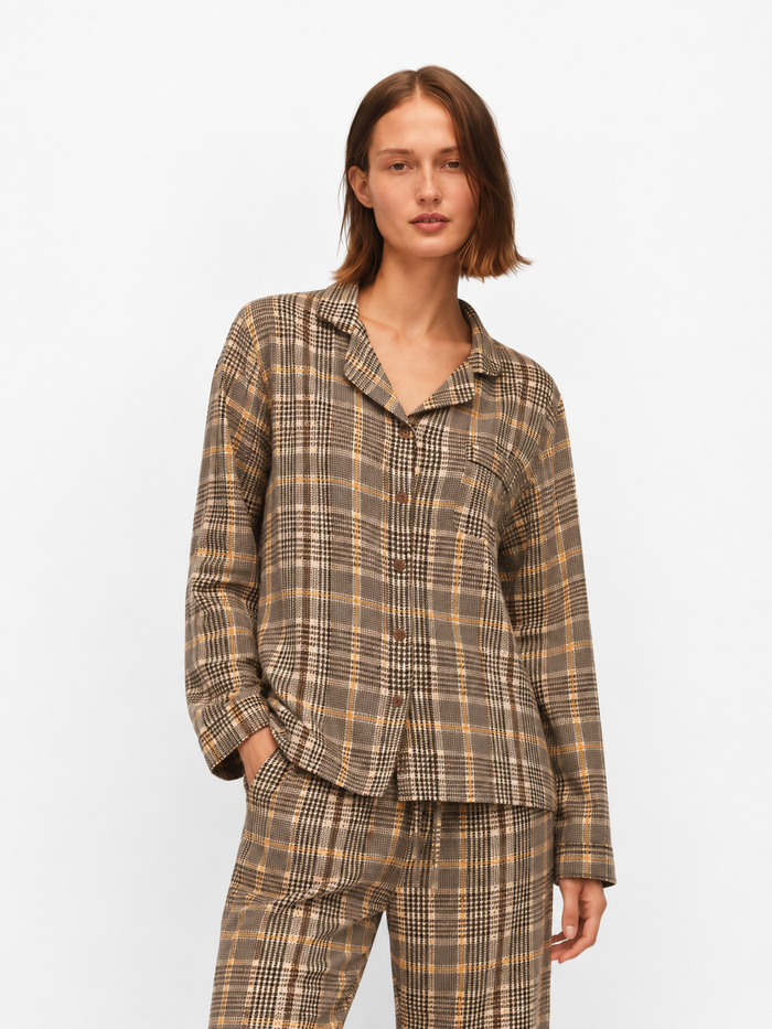 Set Pantalon Amsterdam Vintage Sand Plaid