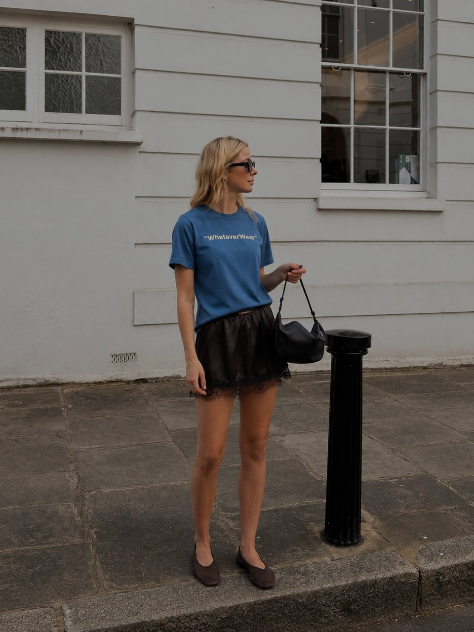 T-Shirt Beverly Hills Blue Flower Sky