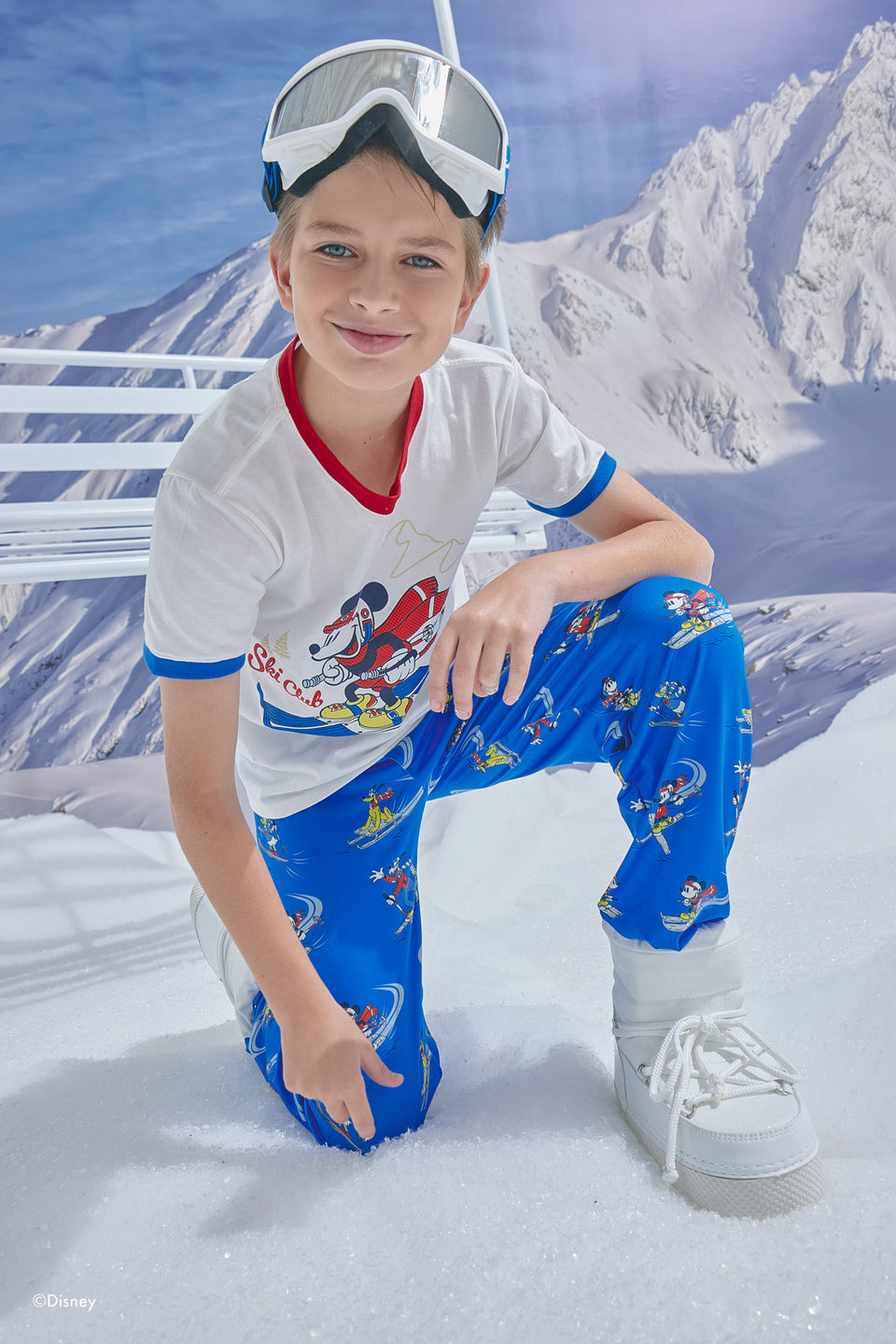 Conjunto Pantalón Kids Azúl Mickey