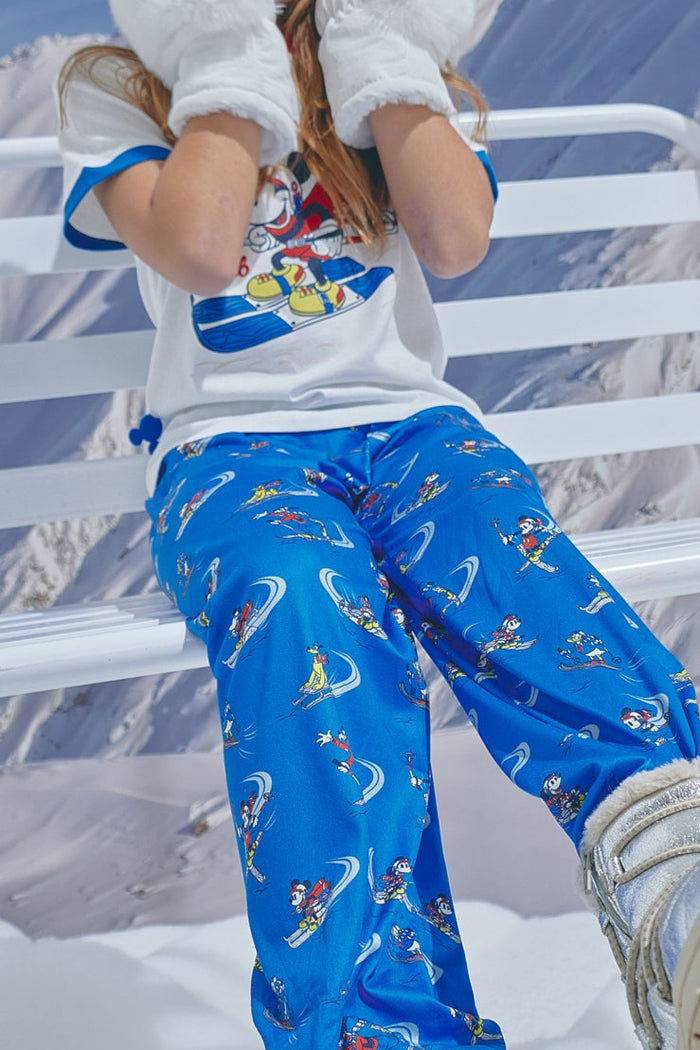 Conjunto Pantalón Kids Azúl Mickey