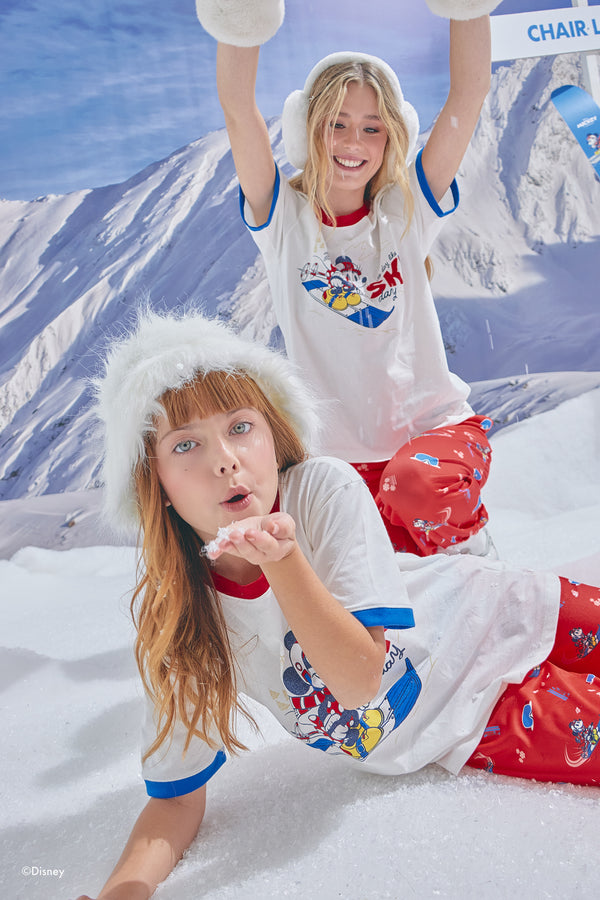 Conjunto Pantalón Kids Rojo Minnie