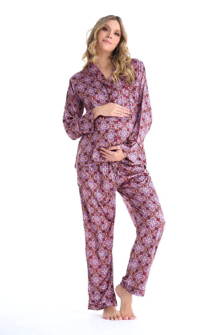 Imagen del producto: Conjunto pantalón bohemio vinotinto