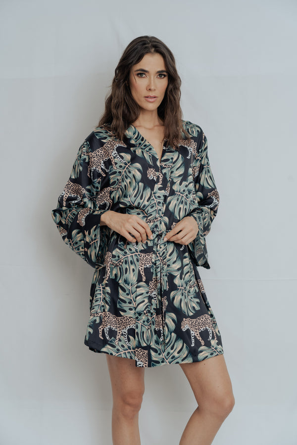 Imagen del producto: Levantadora tropical tigres hojas verdes