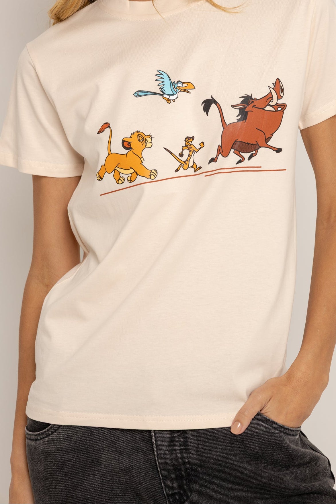 T-Shirt Kids Beige El Rey Leon