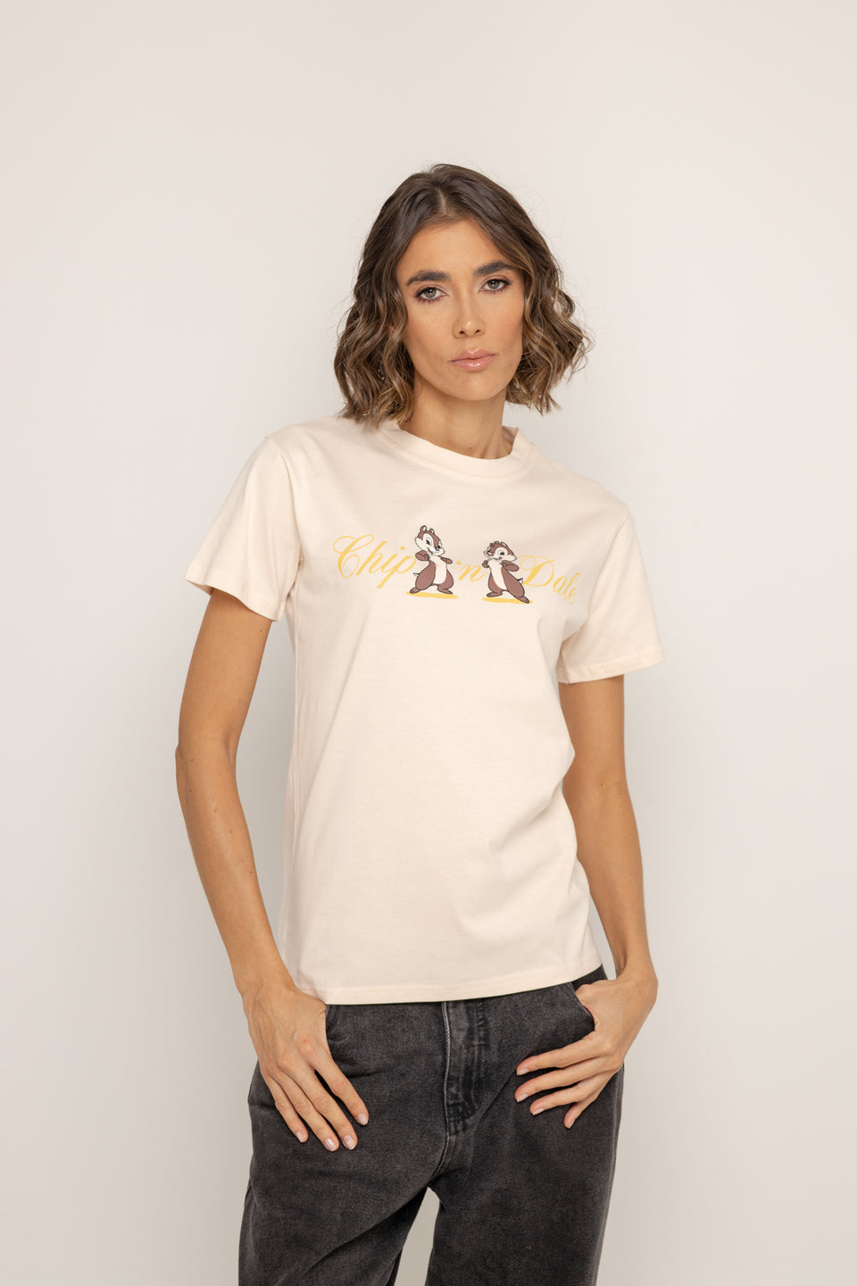 T-Shirt Beige Chip y Dale