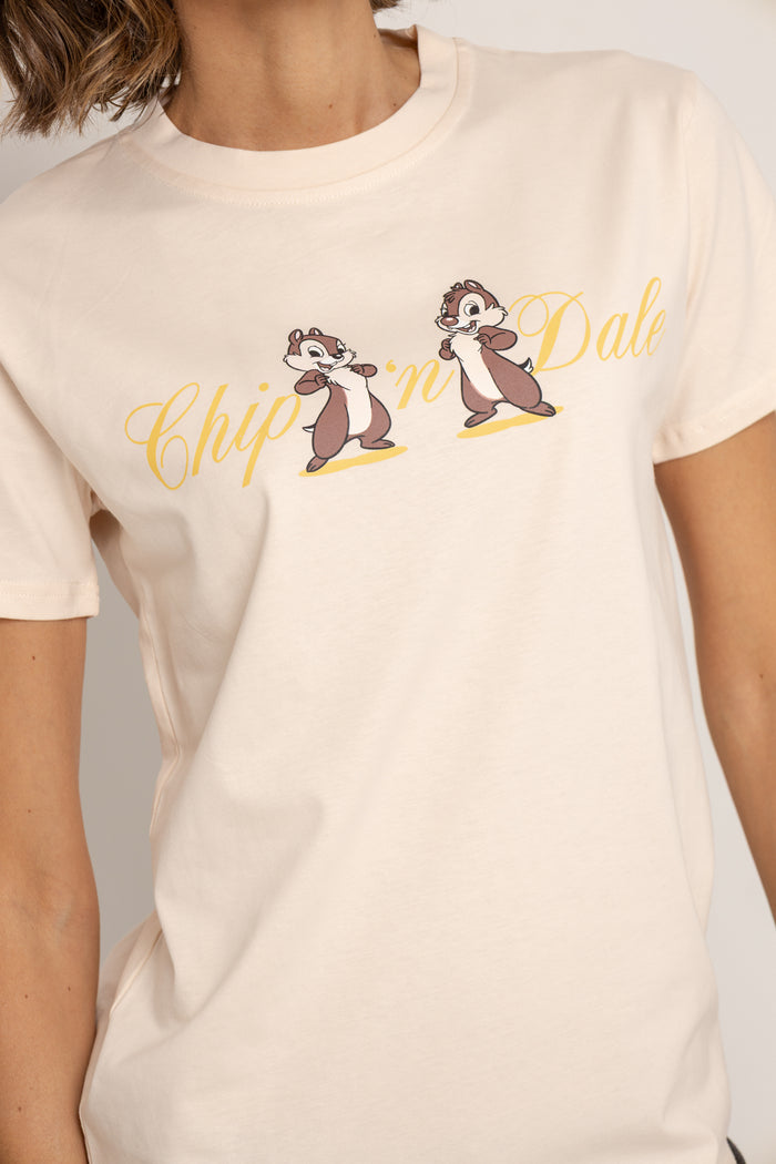 T-Shirt Beige Chip y Dale