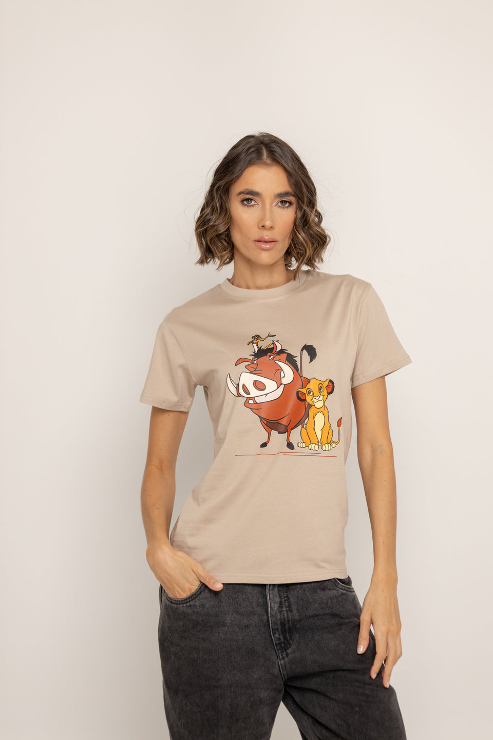 T-Shirt Marron El Rey Leon