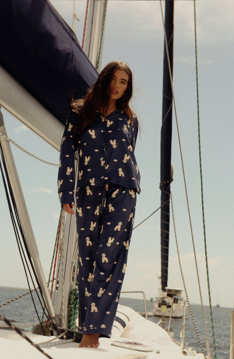 Set Pantalon Amsterdam Dachshund Navy