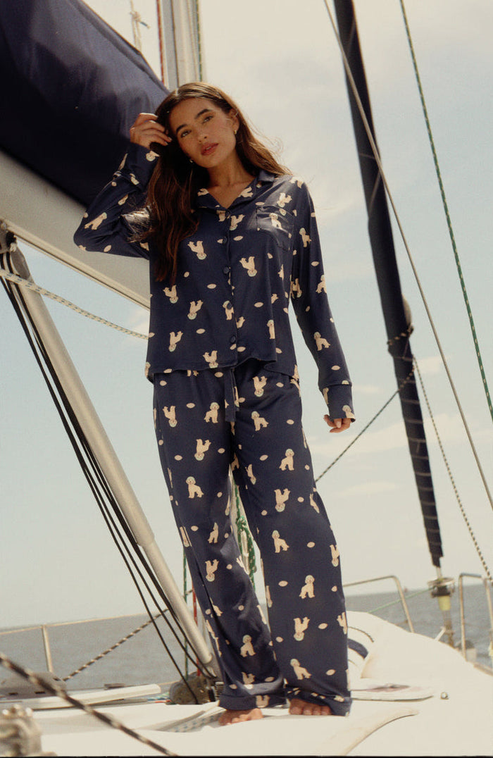 Set Pantalon Amsterdam Dachshund Navy
