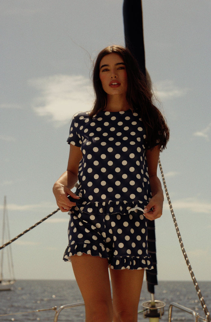 Set Short Portofino Gray Dot