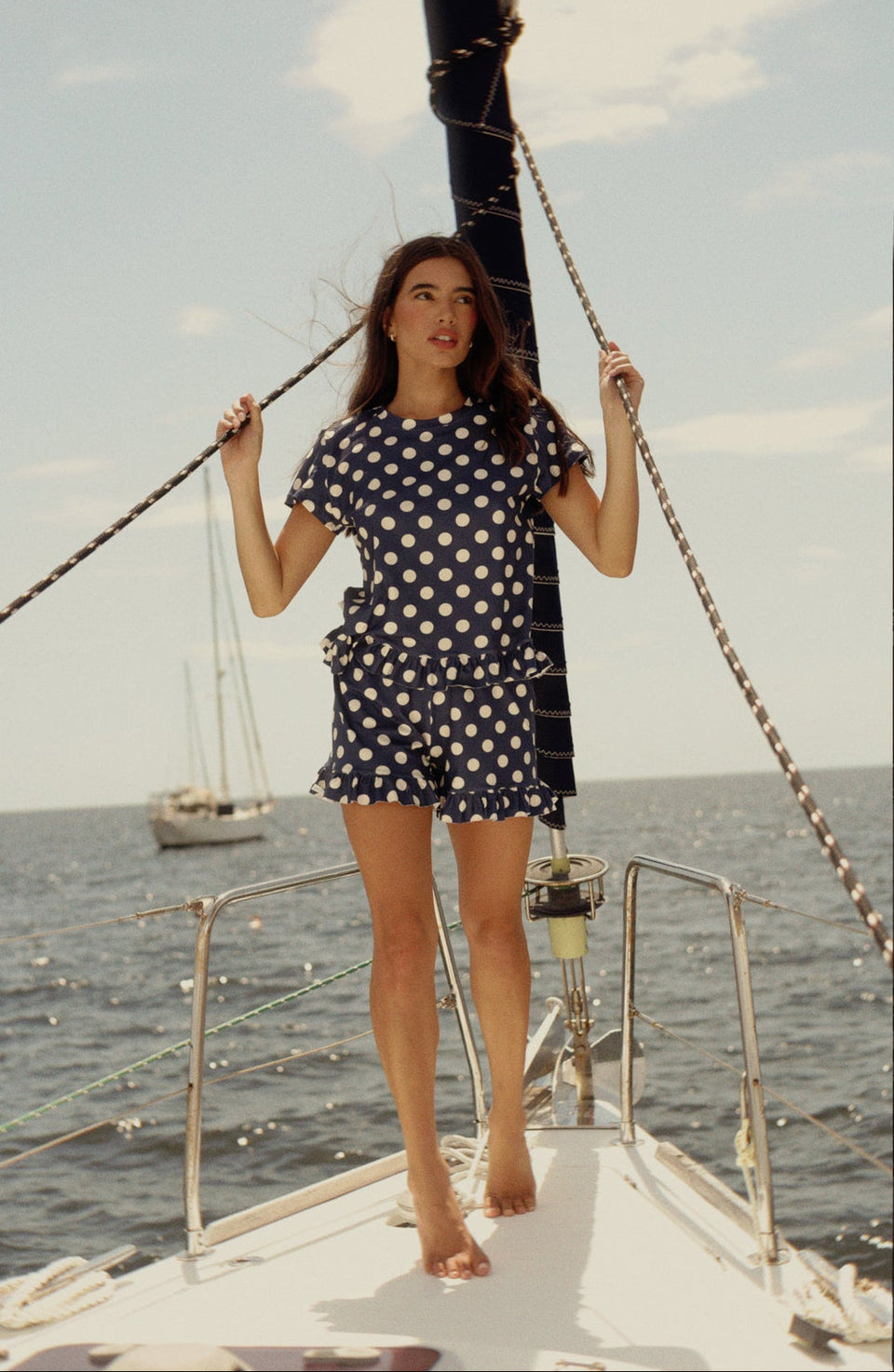 Set Short Portofino Gray Dot
