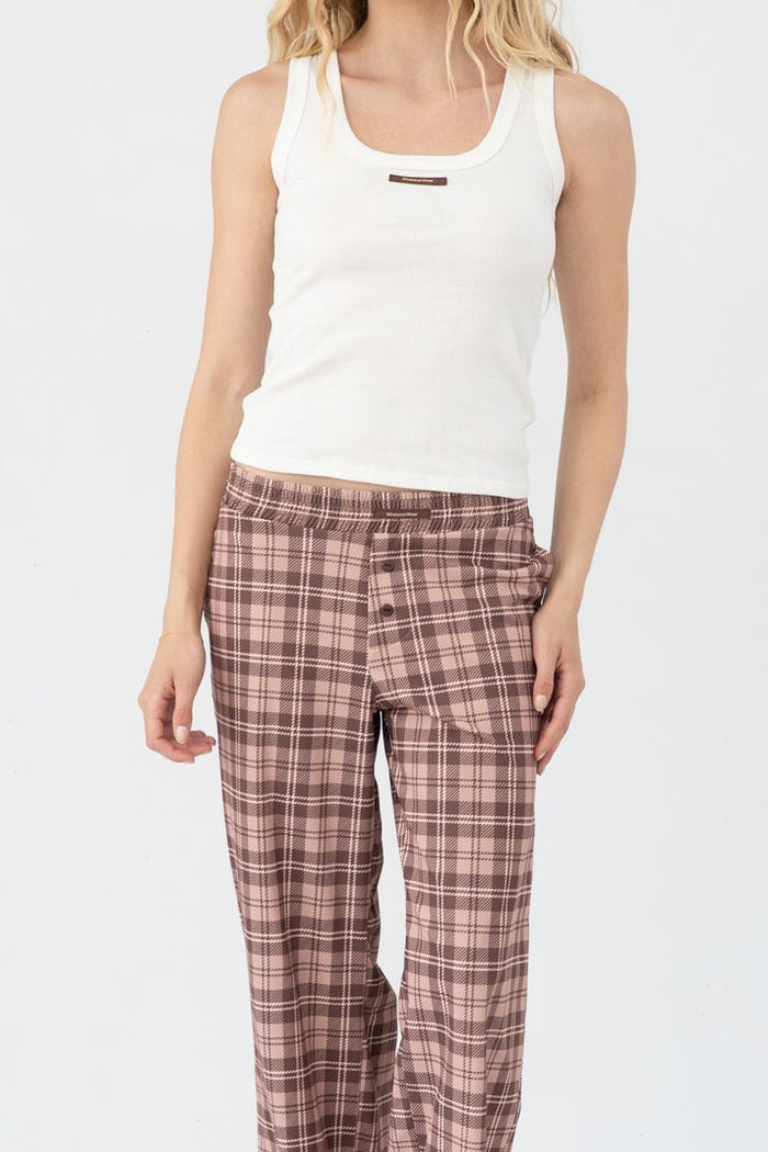 Set Pantalon London Mocha Plaid