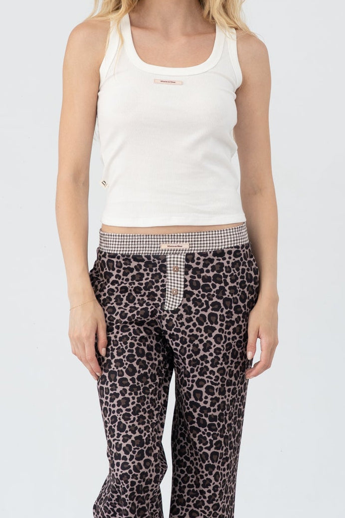 Set Pantalon London Midnight Leopard