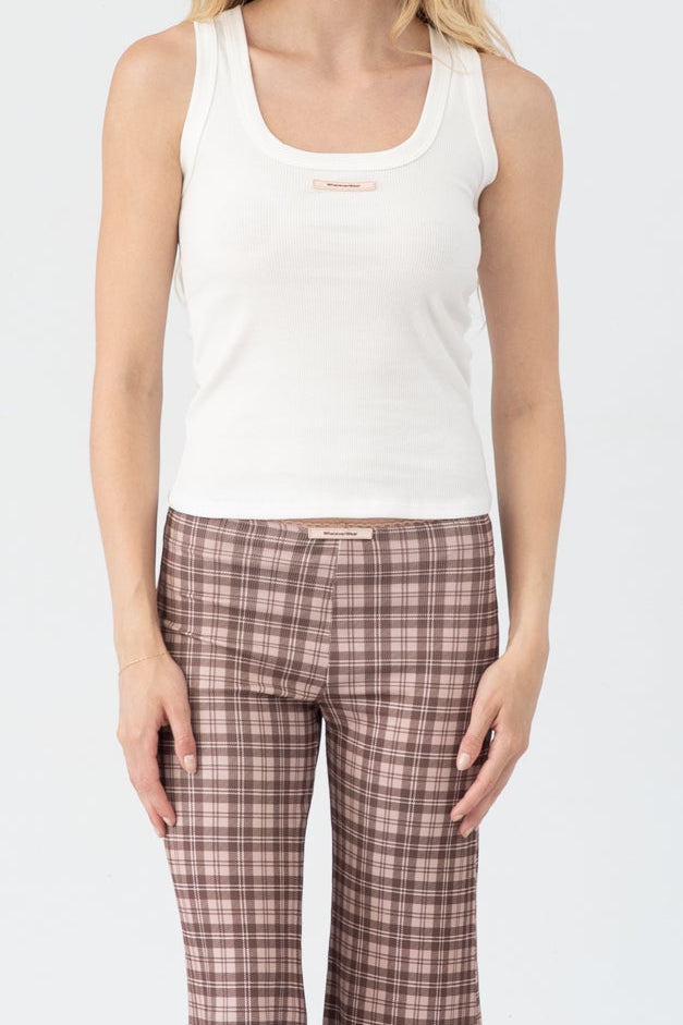 Set pantalon Los Angeles Mocha Plaid