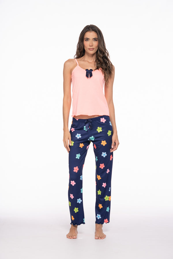 Conjunto pantalón flores