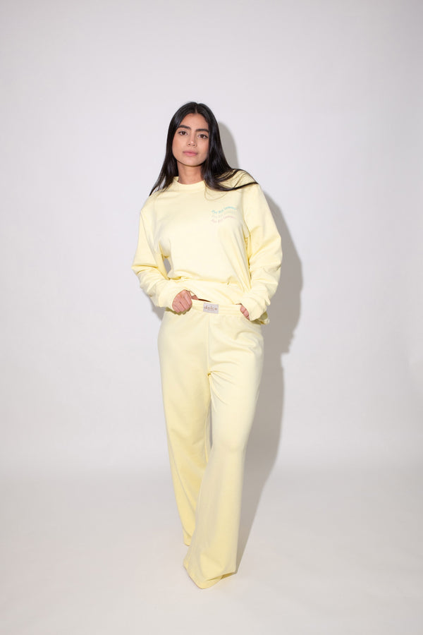 Conjunto pantalón térmico amarillo