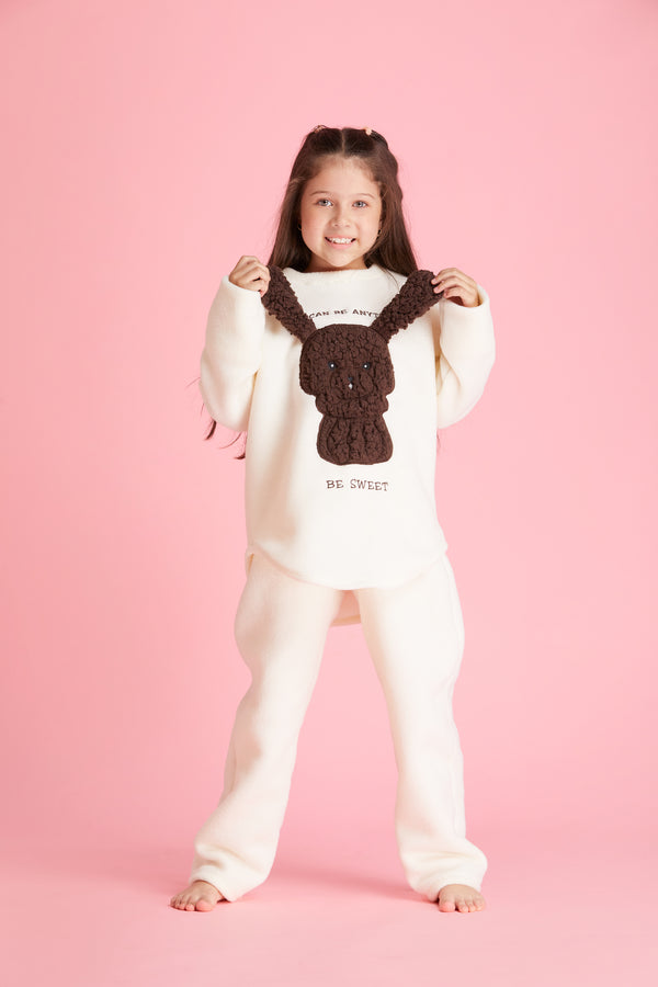 Dolce kids térmico blanco con buzo perrito