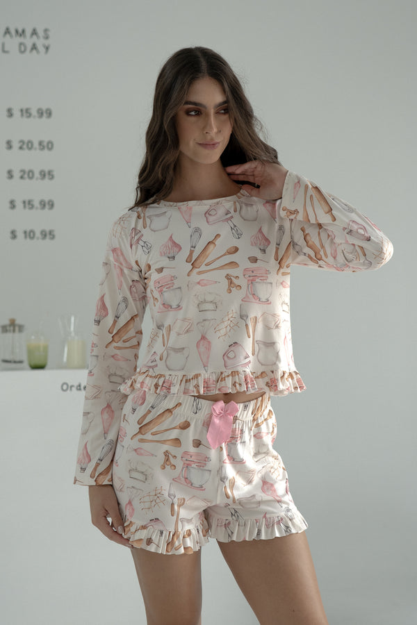 Conjunto short y buso Bakery Bliss