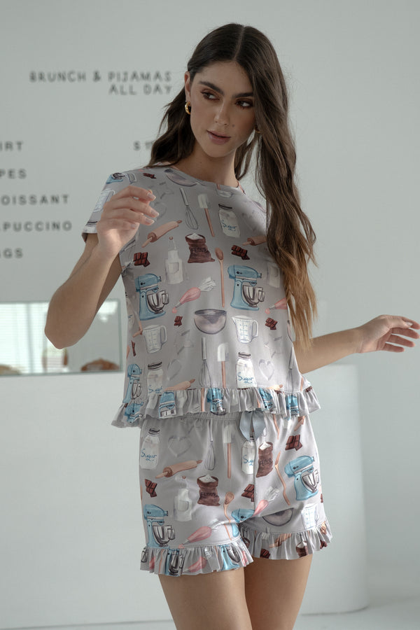 Conjunto short y camiseta Sweet Bakery