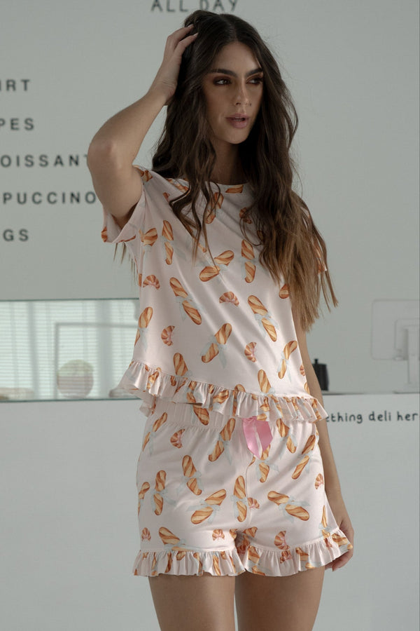 Conjunto short y camiseta Baguettes