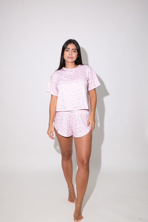 Conjunto bye bye rosa