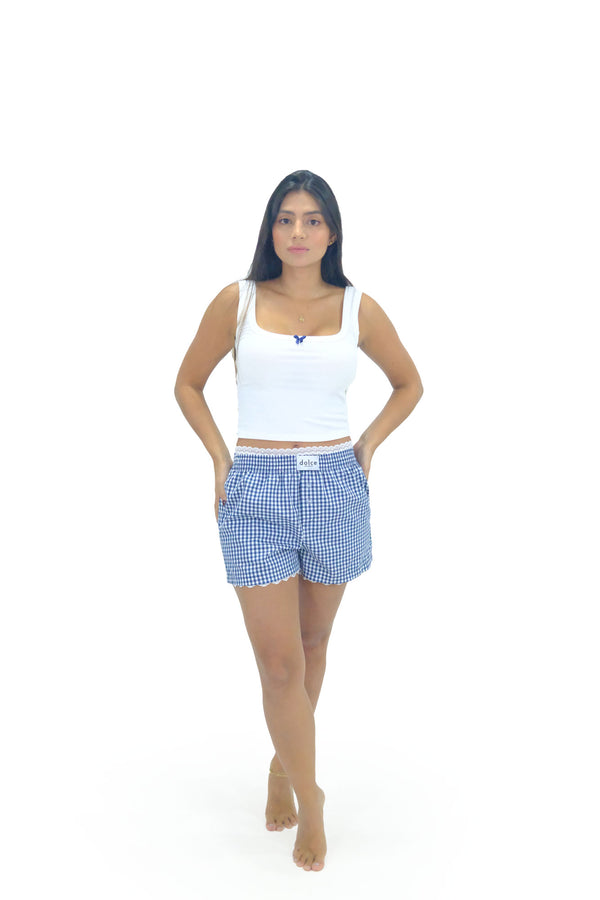 Conjunto short napoli azul