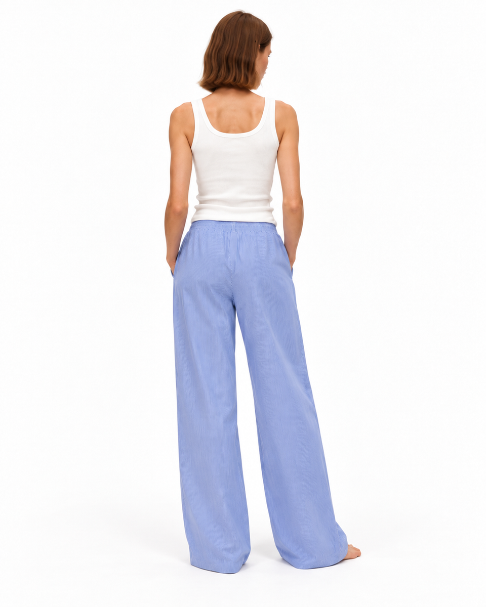 Set Pantalon Capri Skyline Stripes