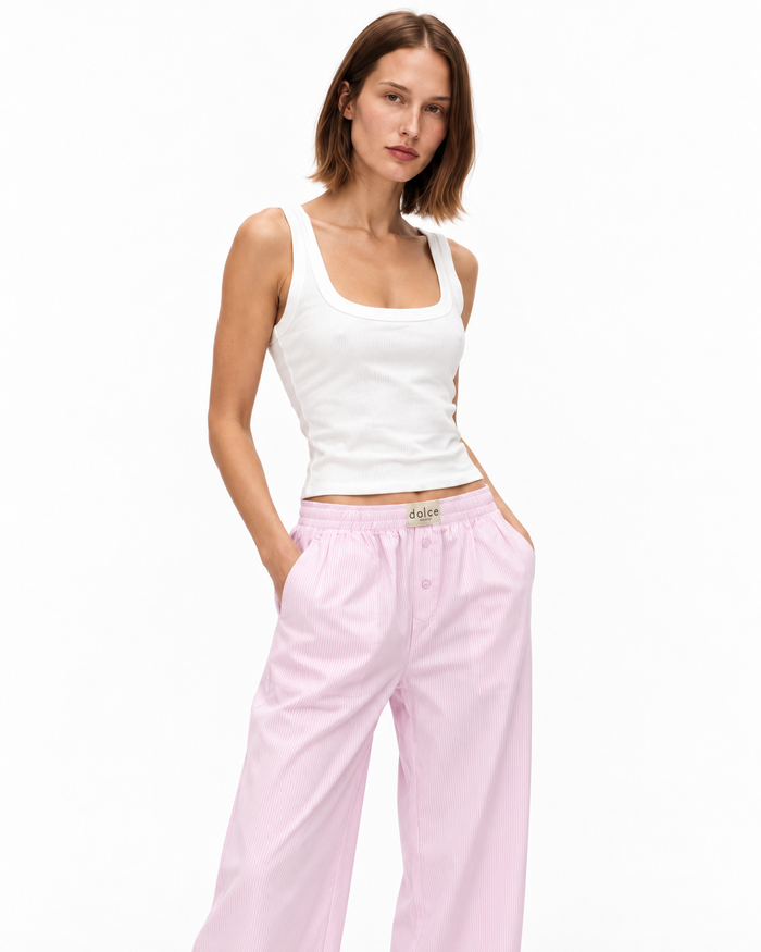 Set Pantalon Capri Rose Cloud