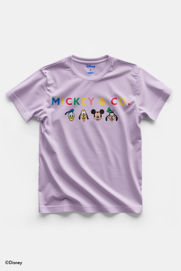 T-Shirt  Lila Mickey y Amigos