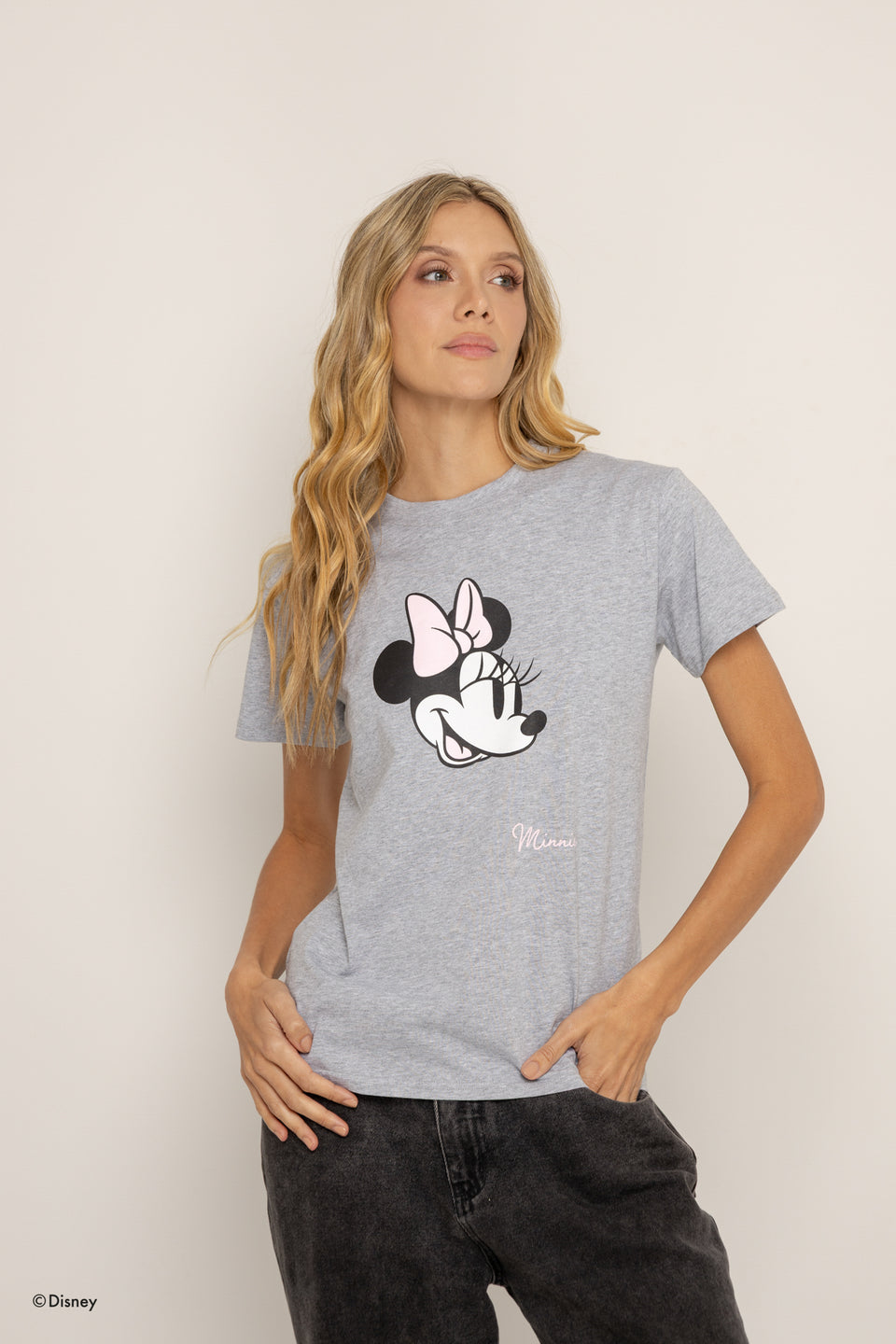 T-Shirt Gris Minnie Mouse