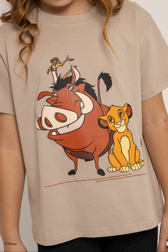 T-Shirt Kids Marron El Rey Leon
