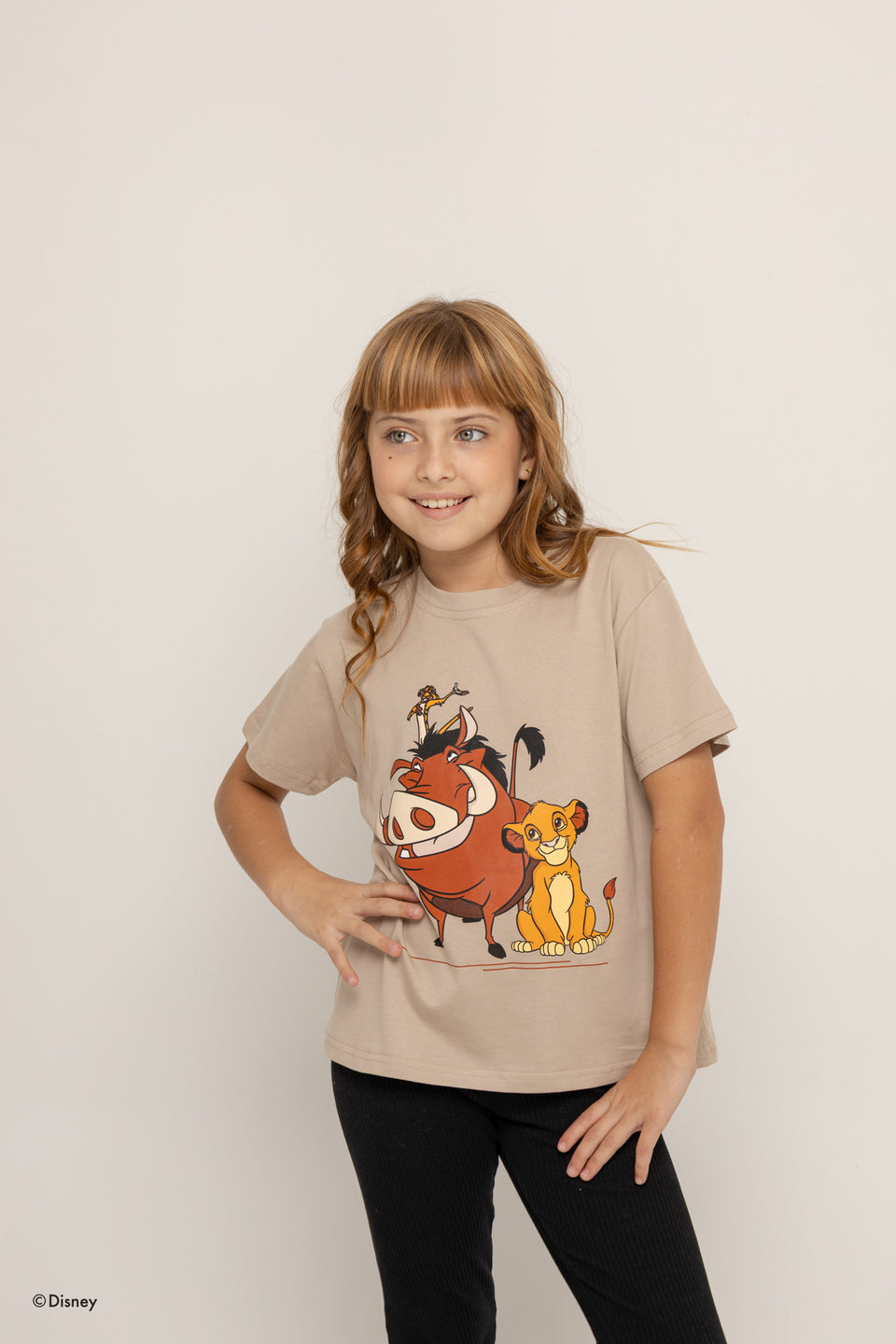 T-Shirt Kids Marron El Rey Leon
