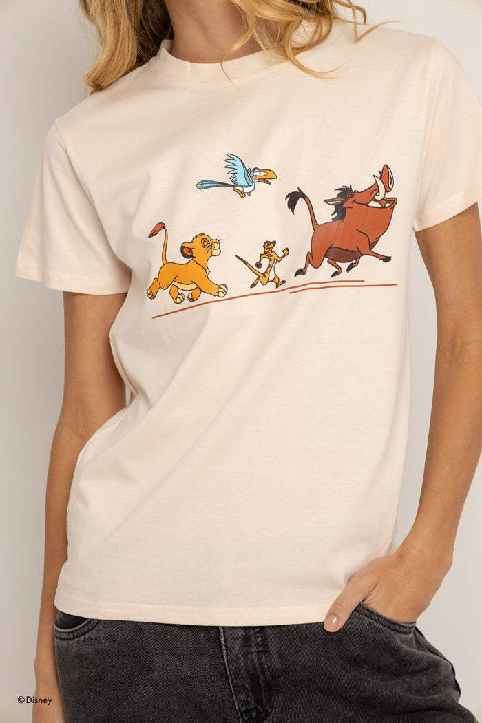 T-Shirt Beige El Rey Leon