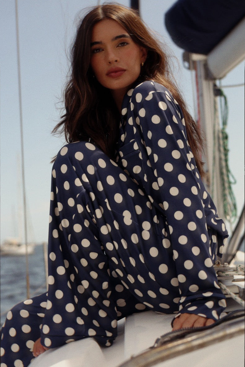 Set Pantalon Amsterdam Gray Dots