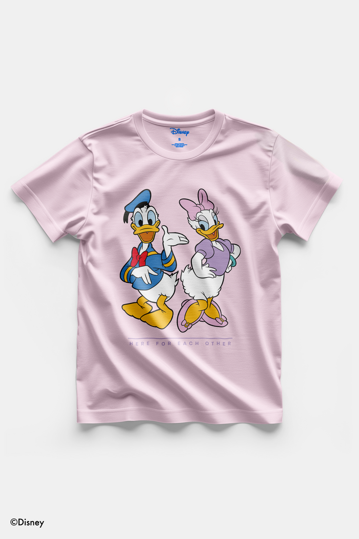 T-Shirt Rosa Donald y Daisy