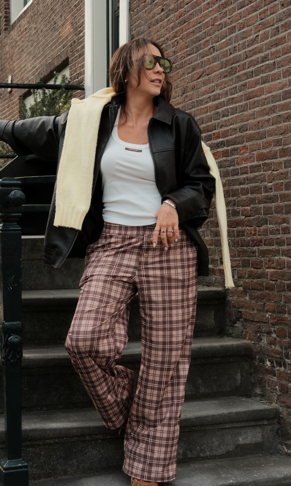 Set Pantalon London Mocha Plaid