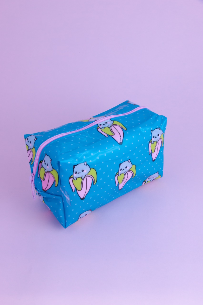 Imagen del producto: Cosmetiquera cubo azul banagato